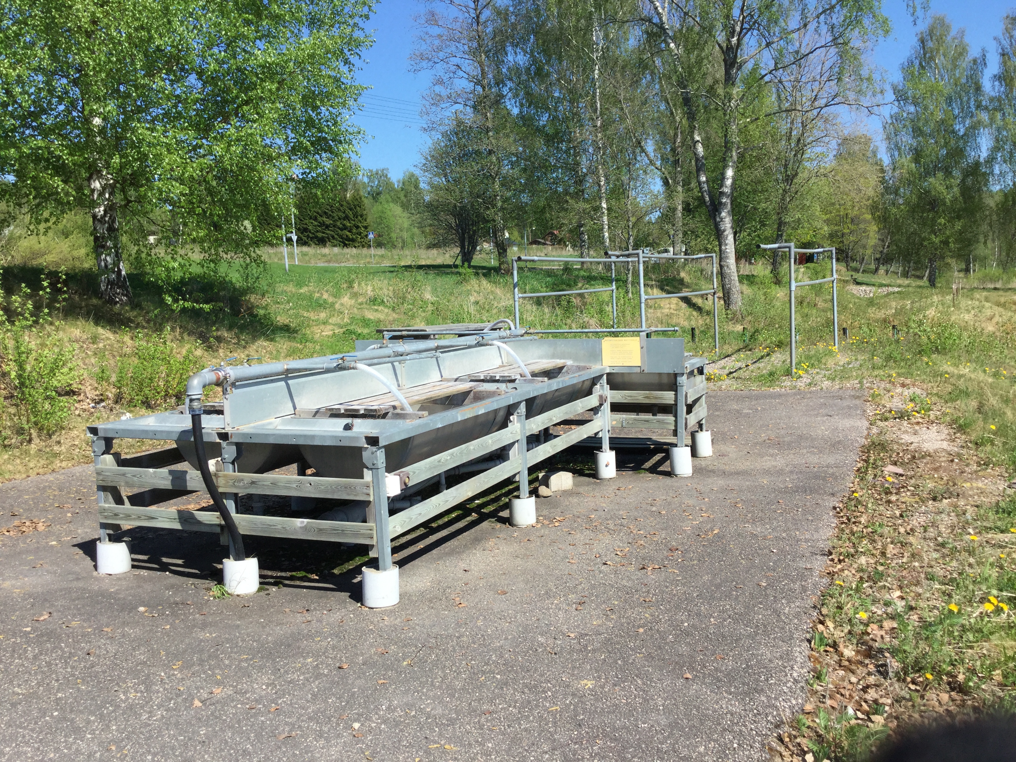 Pappilanlahden matonpesupaikka