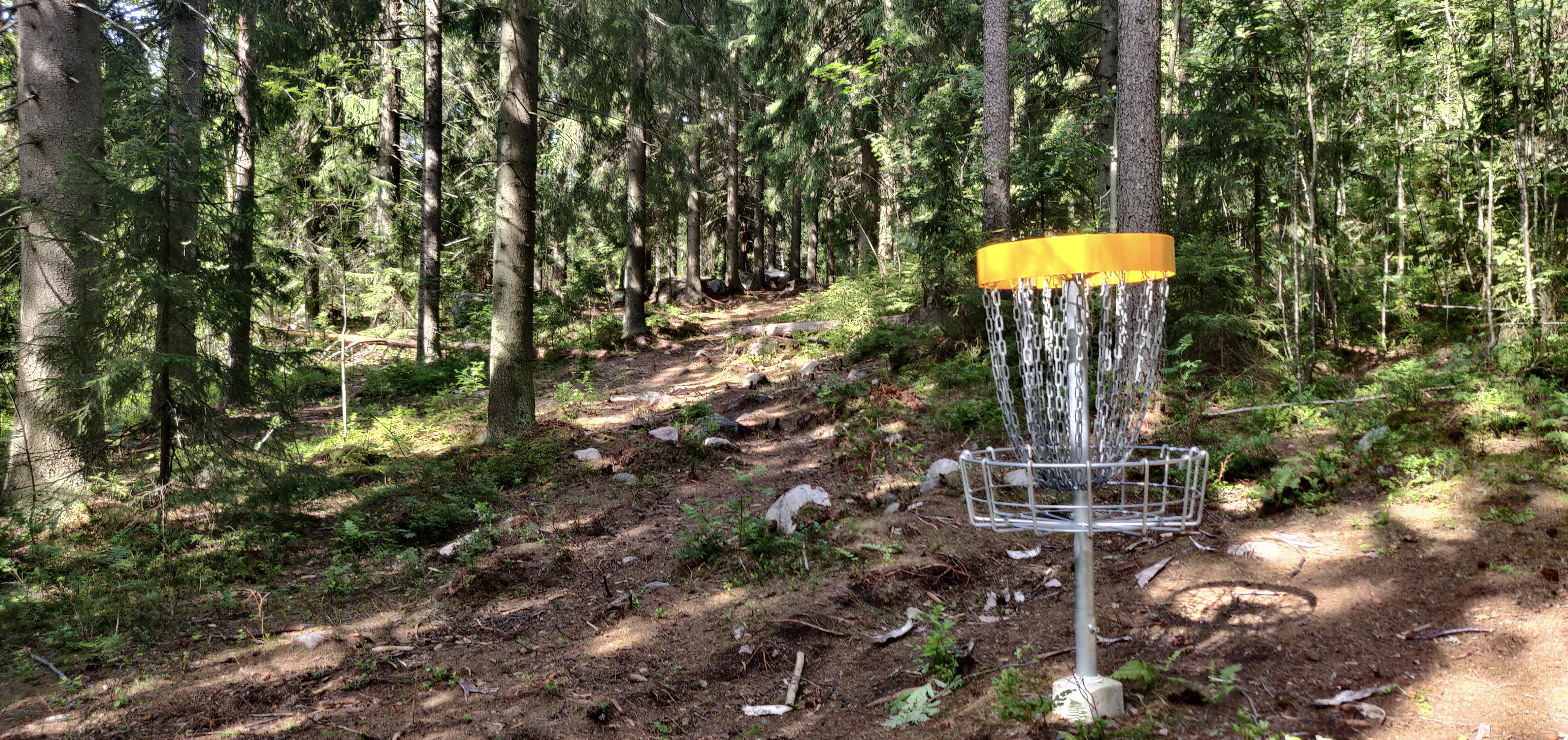 Frisbeegolf kori