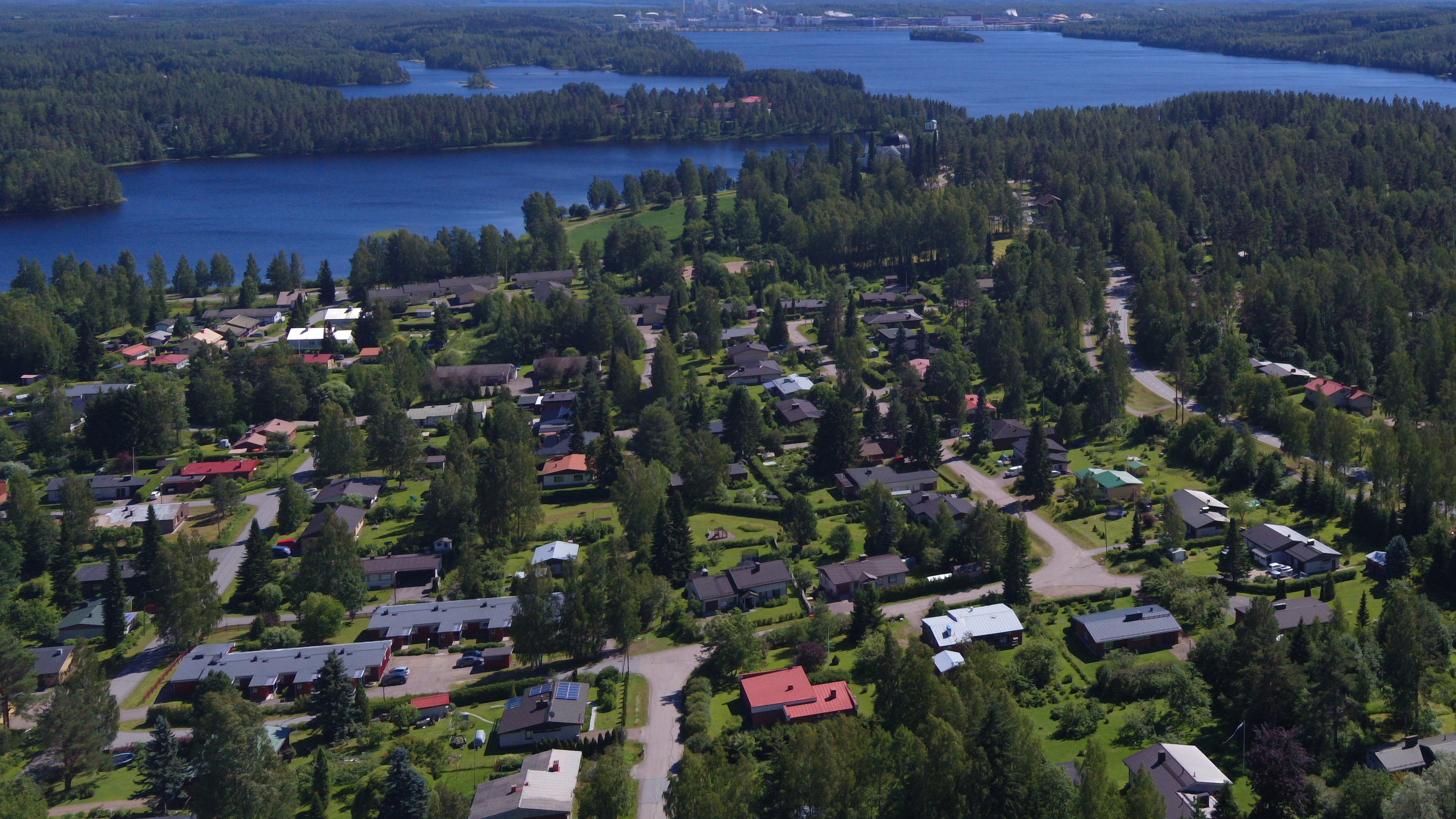 Ilmakuva Rasilan keskustasta