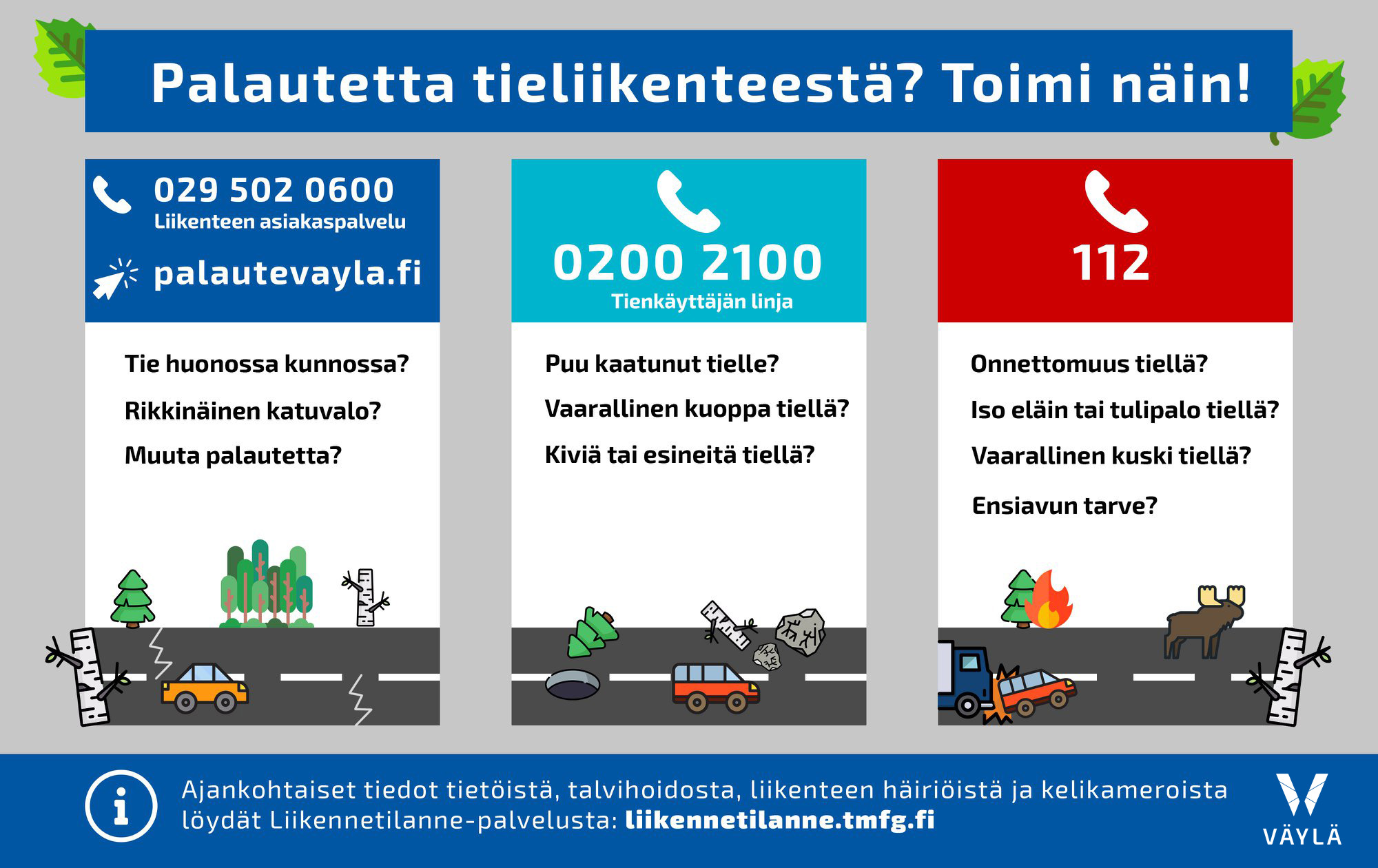 Palauteväylän logo