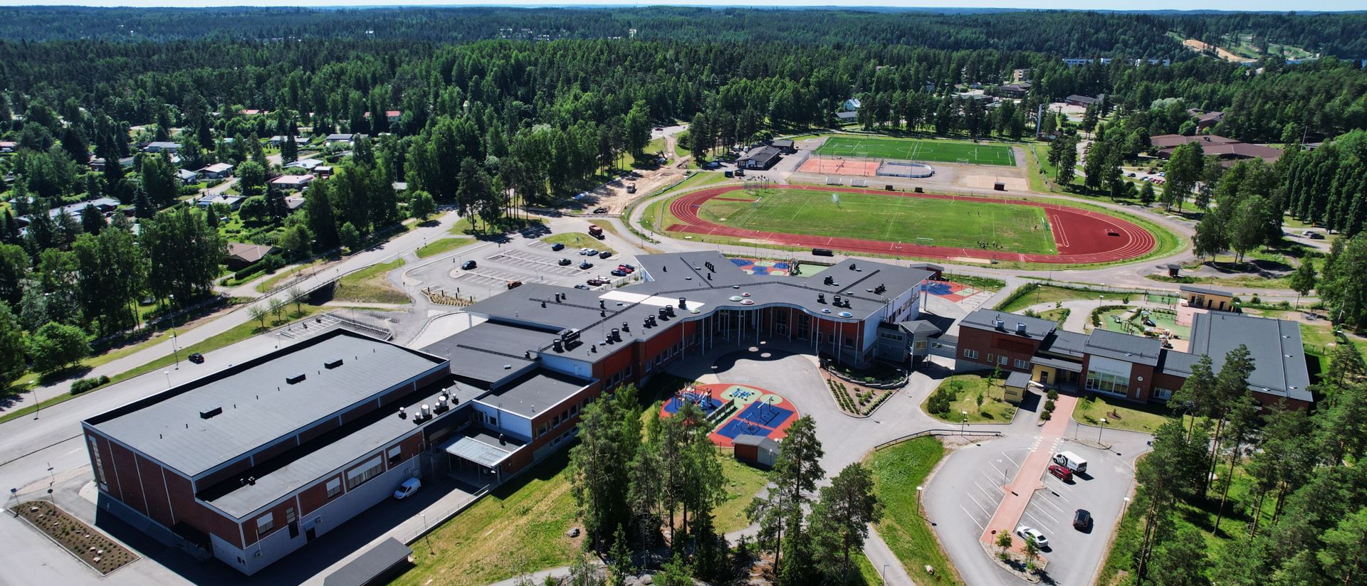 Liikuntakeskus ilmakuva