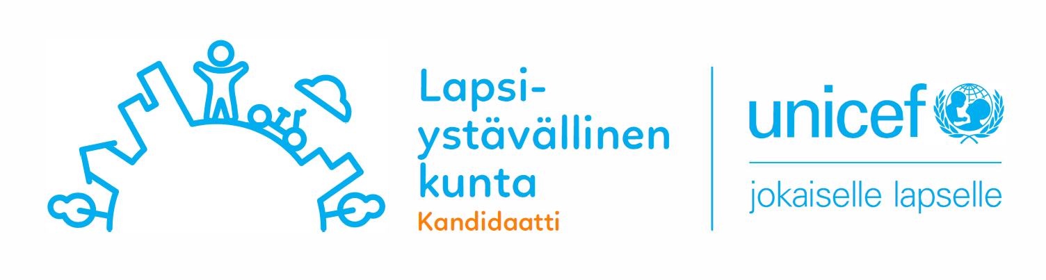 Unicefin lapsiystävällinen kunta kandidaatti logo
